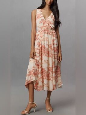 Reformation Farah Sleeveless V-Neck Midi Dress - Size 6